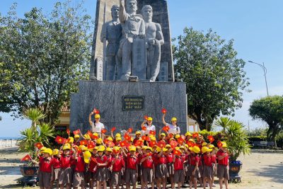 Trường MN An Hải tổ chức cho trẻ mẫu giáo 5-6 tuổi tham quan – Trải nghiệm Di tích lịch sử, thắng cảnh Hang Câu Lý Sơn.