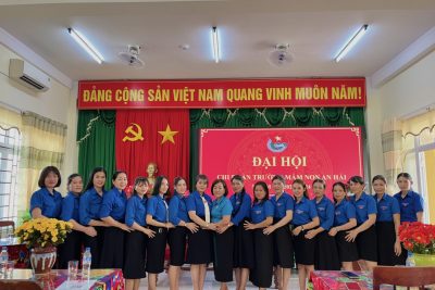 ĐẠI HỘI CHI ĐOÀN TRƯỜNG MẦM NON AN HẢI NHIỆM KÌ 2023-2024