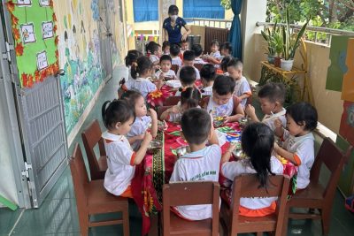 Hoạt động chăm sóc, nuôi dưỡng trẻ tại trường