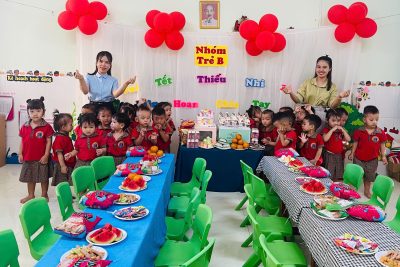Nhân ngày Tết thiếu nhi 1/6 Trường Mầm non An Hải tổ chức vui Tết thiếu nhi cho các cháu.